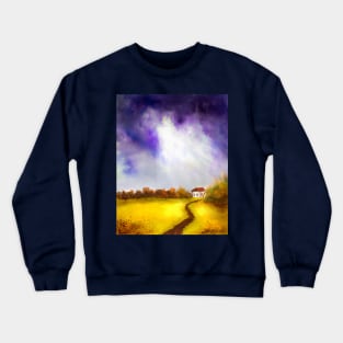 Dramatic light country landscape Crewneck Sweatshirt